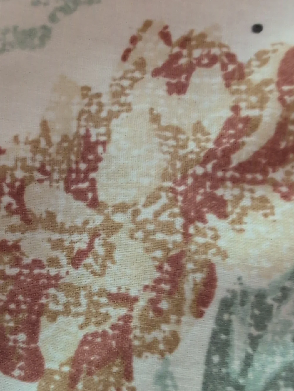 Vintage Floral & Quilted Patchwork Pillowcase Set Lot of 2 Cottagecore Farmhouse